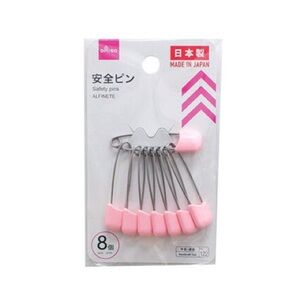 New Daiso brand safety pins 8 Pack